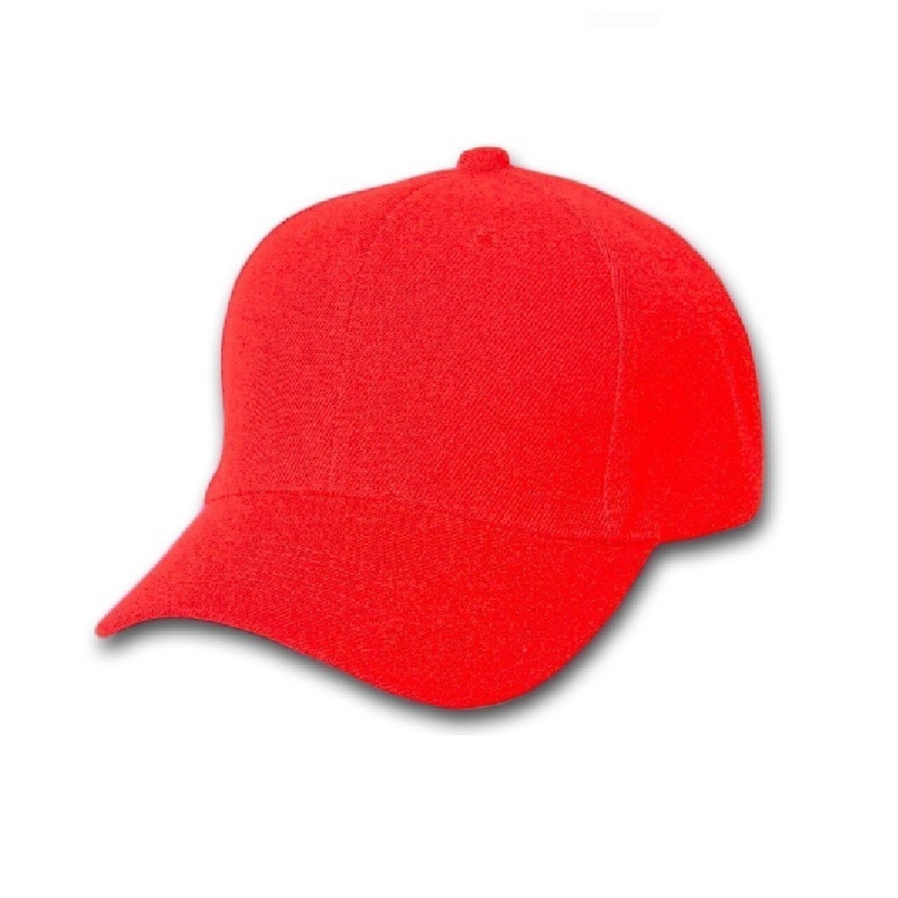 Plain Unisex Baseball Cap - Blank Hat with Solid Color and for Men and Women